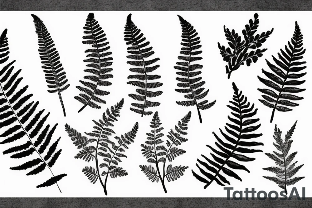 A fern tattoo idea