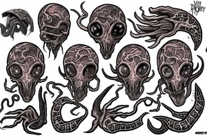 Mind flayer tattoo idea