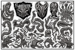 Mind flayer tattoo idea