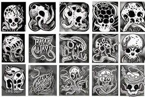 Mind flayer tattoo idea