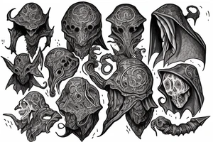 Dungeons and dragons mind flayer tattoo idea