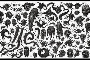 Mind flayer tattoo idea