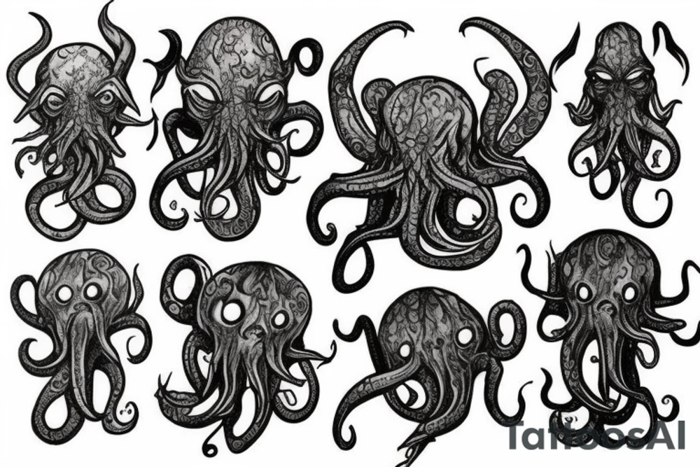 Cthulhu tattoo idea