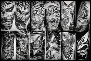 tiger shark tattoo idea