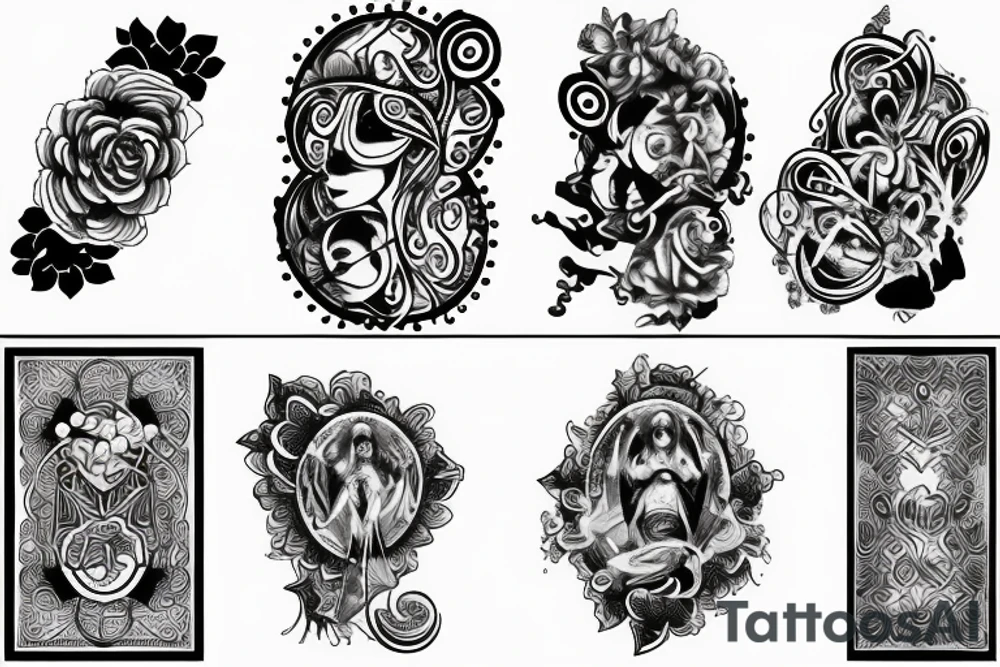 Rosary sleeve tattoo idea