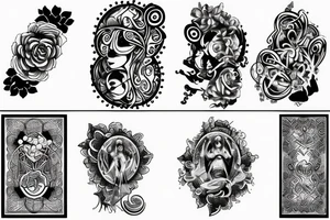 Rosary sleeve tattoo idea
