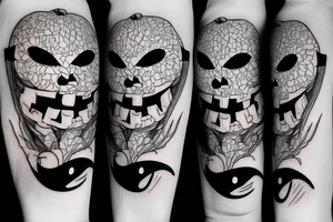 sad pumpkin carving another pumpkin tattoo idea