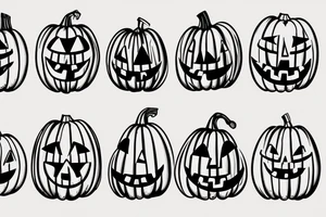 sad pumpkin carving another pumpkin tattoo idea