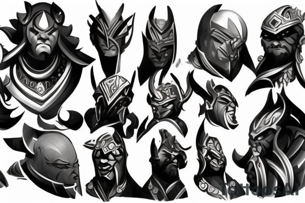 dota 2 juggernaut tattoo idea