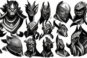 dota 2 juggernaut tattoo idea