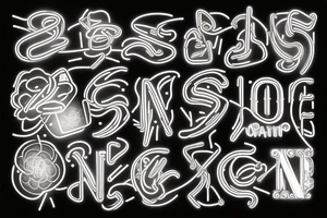 neon sign 'open' tattoo idea