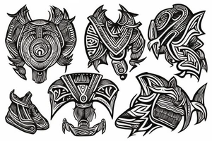 the name "Beau Dene" tattoo idea