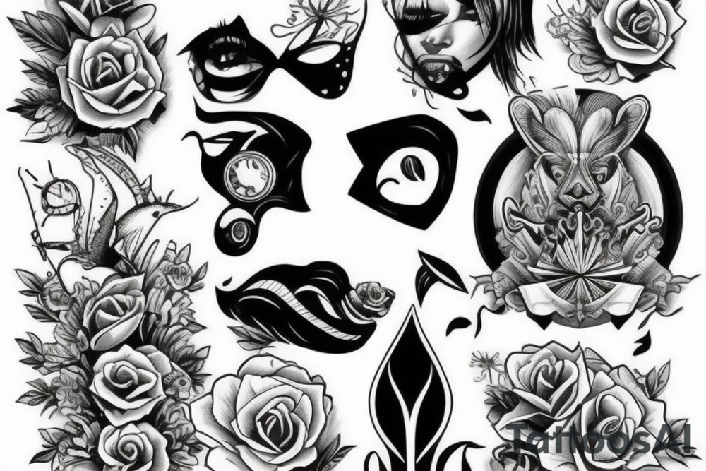 I want the name Beau Dene tattoo idea