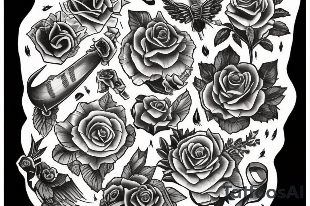 I want the letters Beau Dene tattoo idea