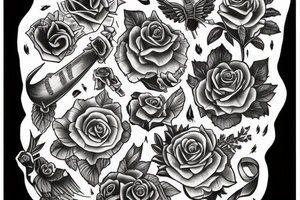 I want the letters Beau Dene tattoo idea