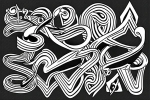 infinity sign tattoo idea