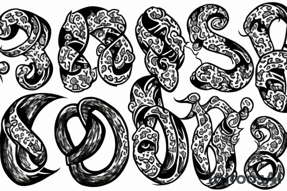 infinity sign tattoo idea