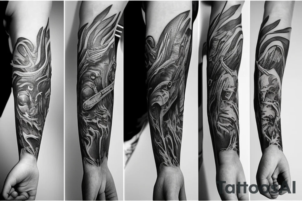 3d forearm cover up tattoos tattoo idea