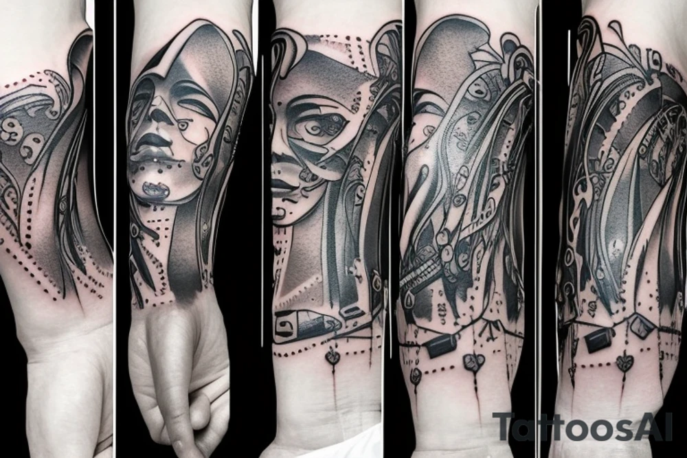 3d forearm cover up tattoos tattoo idea