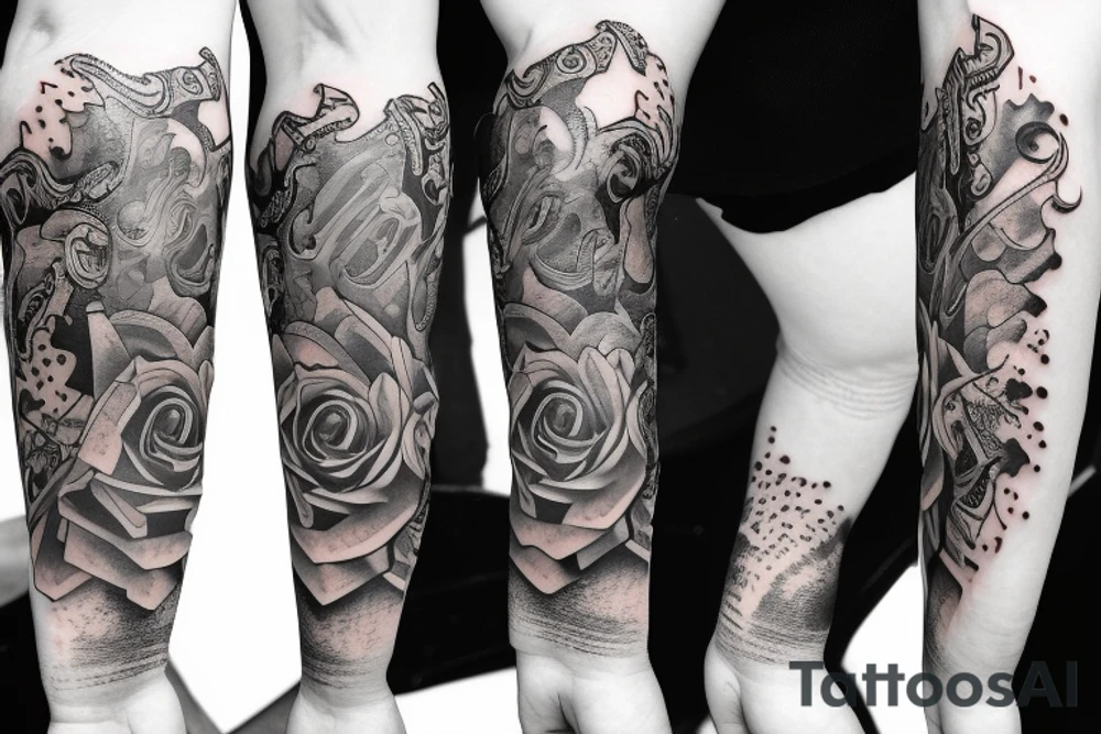 3d forearm cover up tattoos tattoo idea