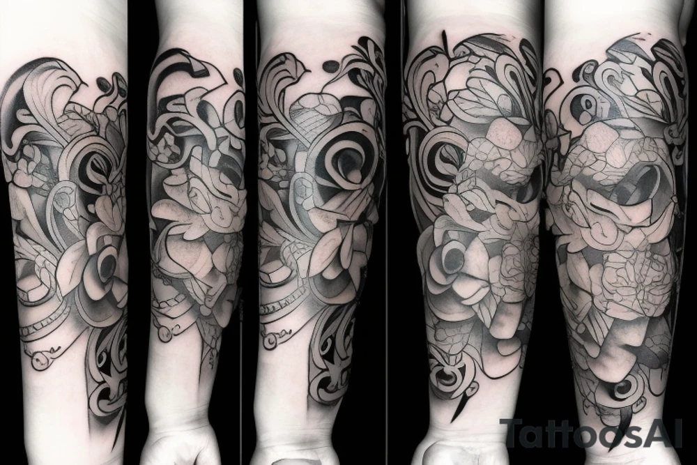 3d forearm cover up tattoos tattoo idea