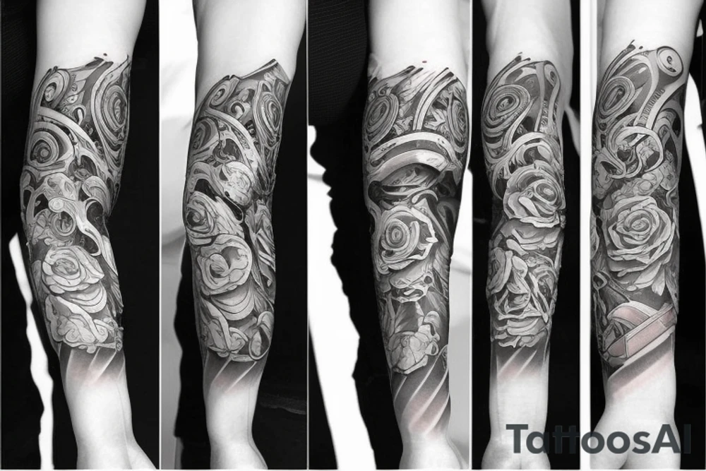 3d forearm cover up tattoos tattoo idea