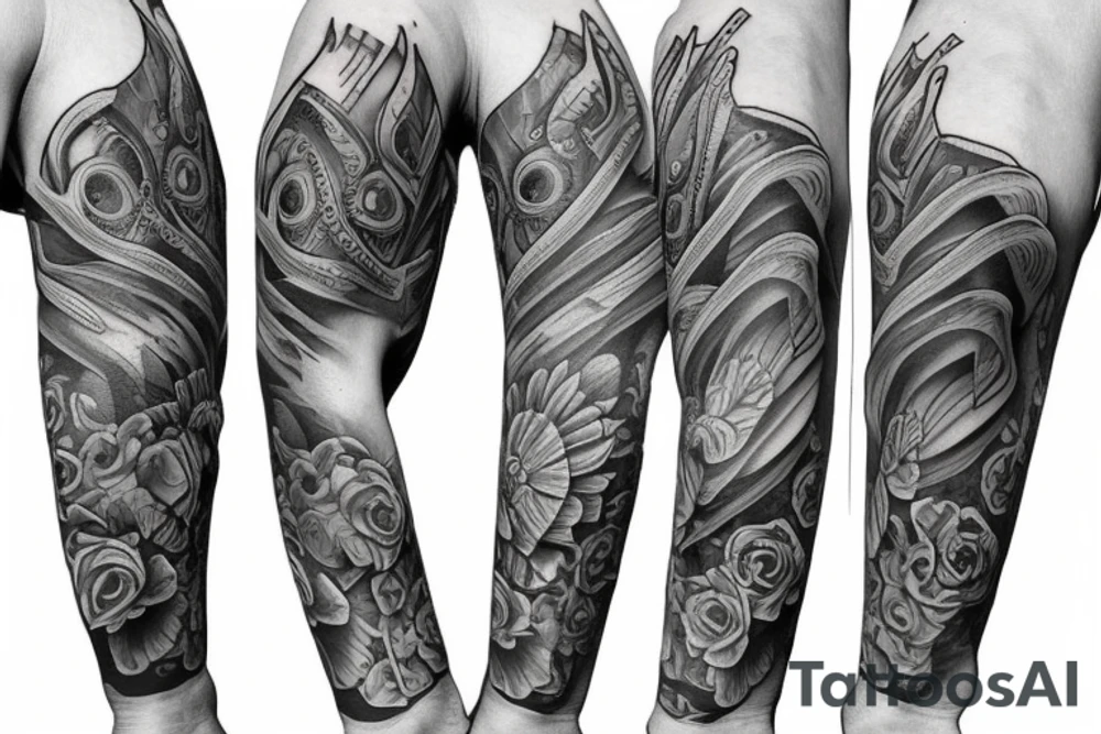 3d forearm cover up tattoos tattoo idea
