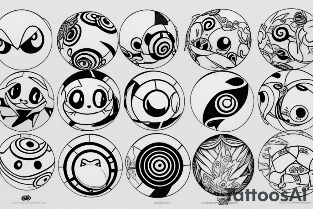 Pokeball tattoo idea