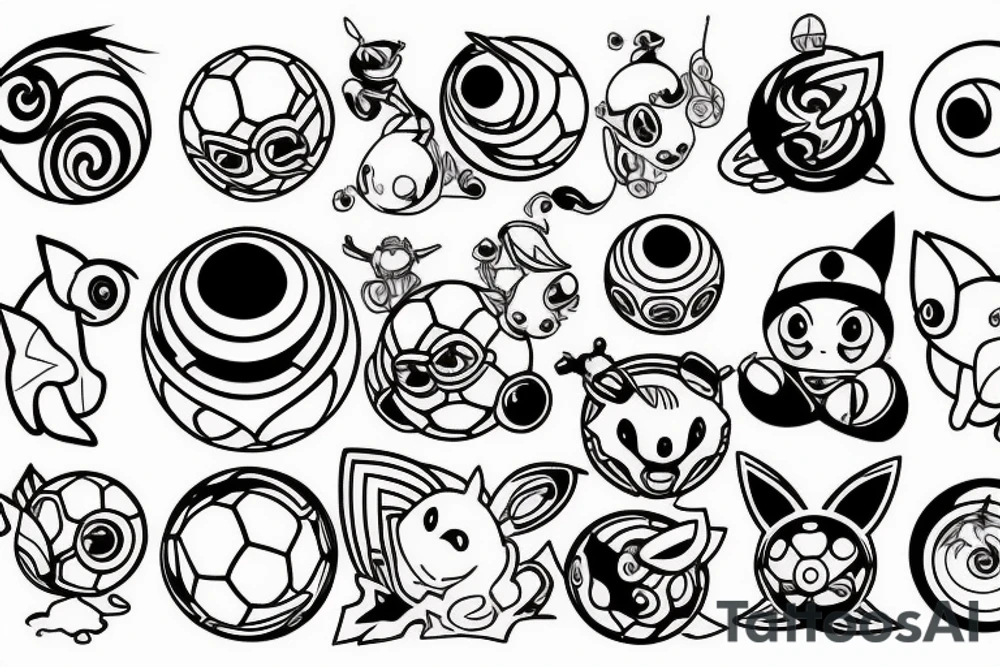 Pokeball tattoo idea