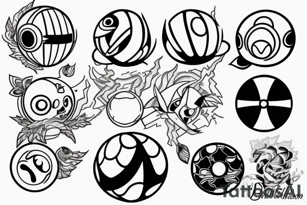 Pokeball tattoo idea