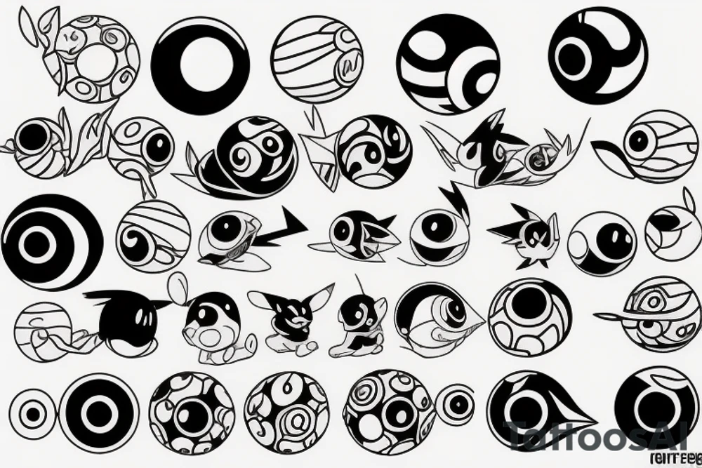 Pokeball tattoo idea