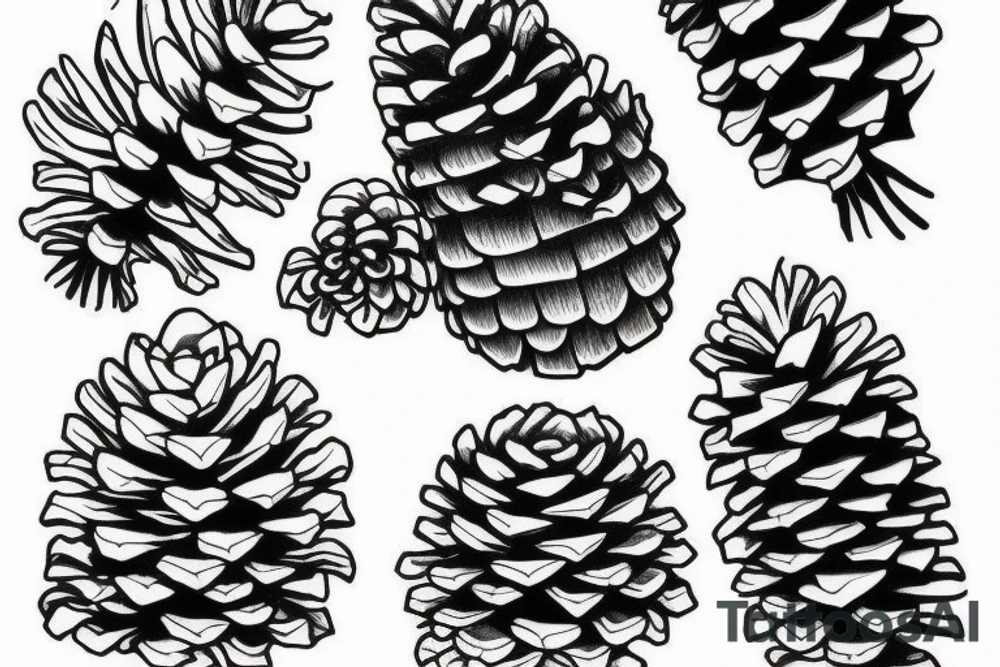 pinecone tattoo idea