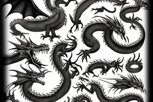 Smaug dragon tattoo idea