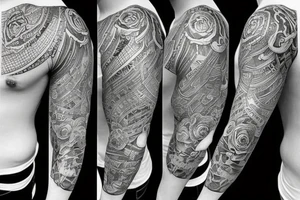 may sleeve tattoo idea