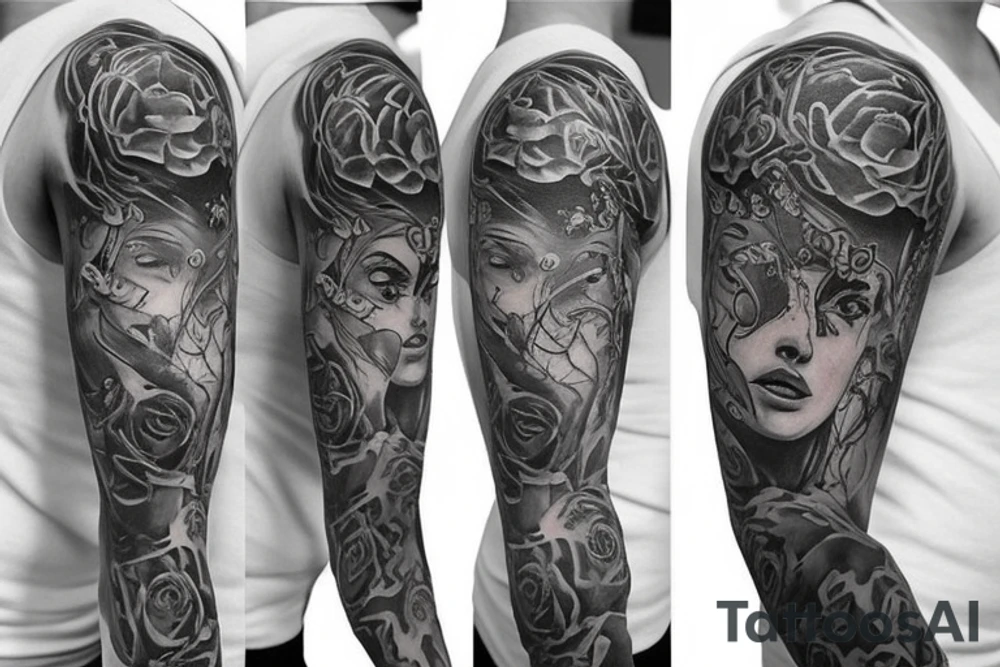 may sleeve tattoo idea