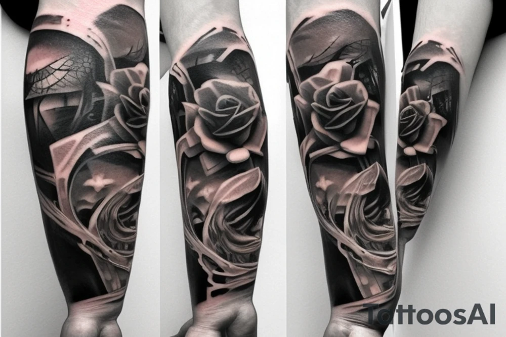 3d forearm cover up tattoos tattoo idea