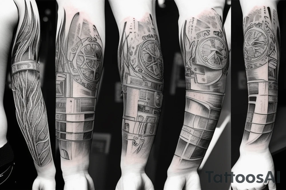 3d forearm cover up tattoos tattoo idea