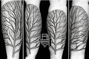 tree shield tattoo idea