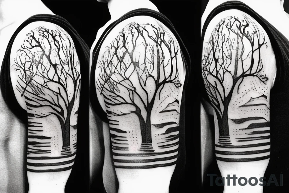 a giant tree
a warrior tattoo idea