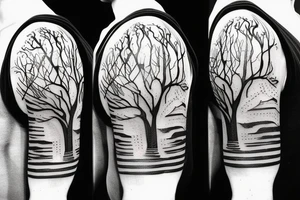 a giant tree
a warrior tattoo idea