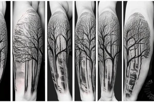 a giant tree
a warrior tattoo idea