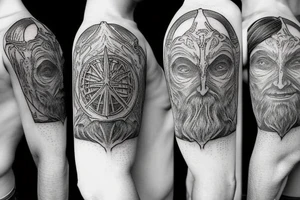 Lord of the rings sleeve tattoo idea