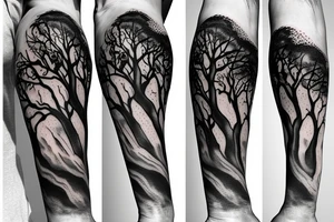 a giant tree
a warrior tattoo idea