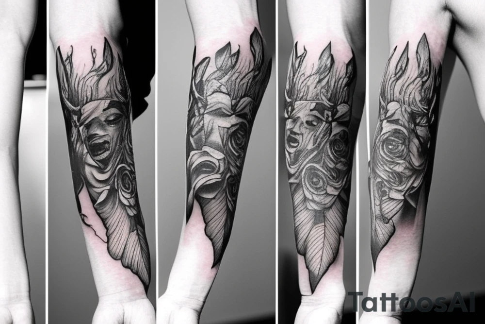 3d forearm cover up tattoos tattoo idea
