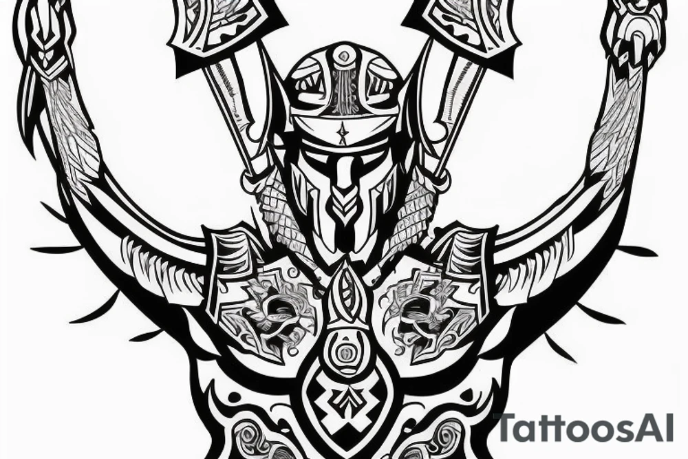 warrior holding a shield
a tree in the back tattoo idea warrior holding a shield
a tree in the back tattoo idea