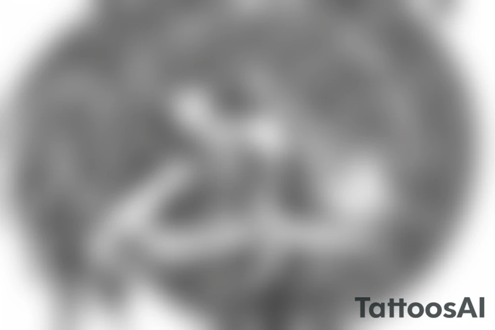 Achilles holding a shield
tree of life in the back tattoo idea