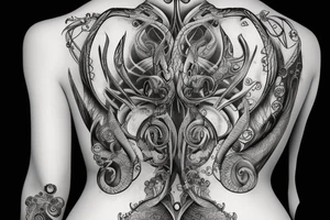 ZODIAC SINGS FOR WOMEN BACK tattoo idea