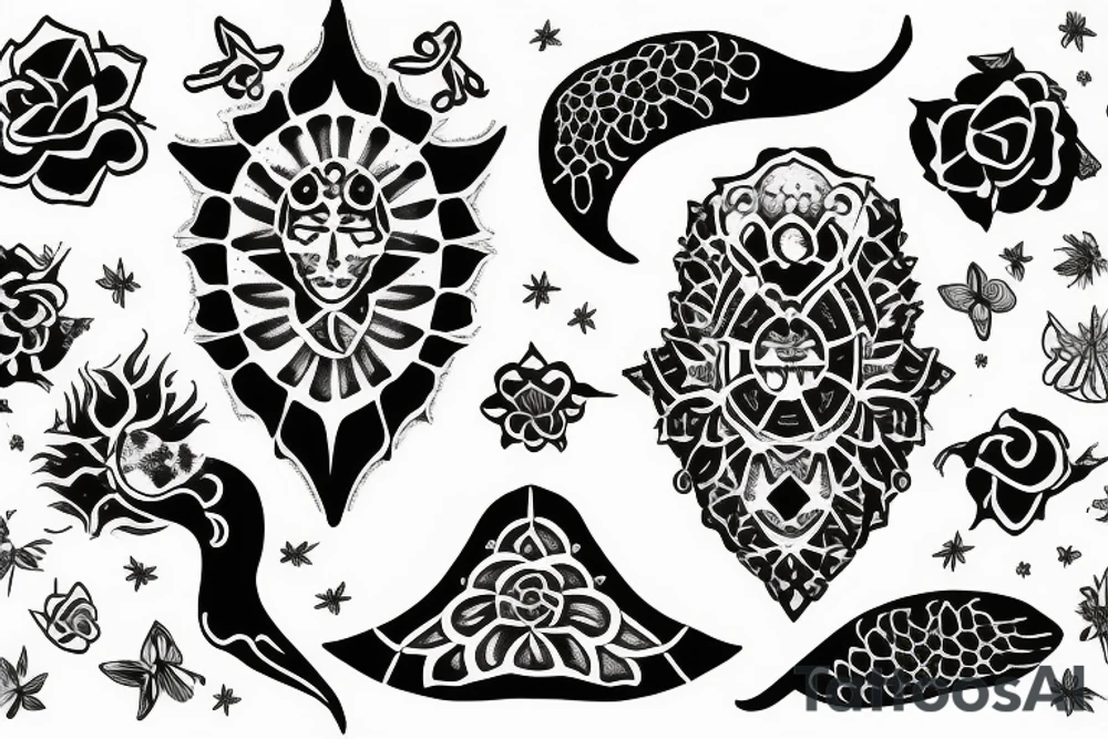 ZODIAC SINGS FOR WOMEN BACK LINE tattoo idea