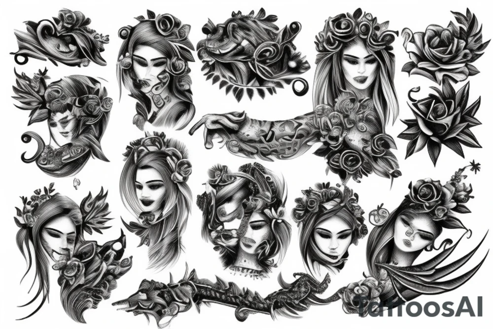 SPINE TATTOO GEMINI tattoo idea