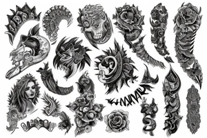 SPINE TATTOO GEMINI tattoo idea